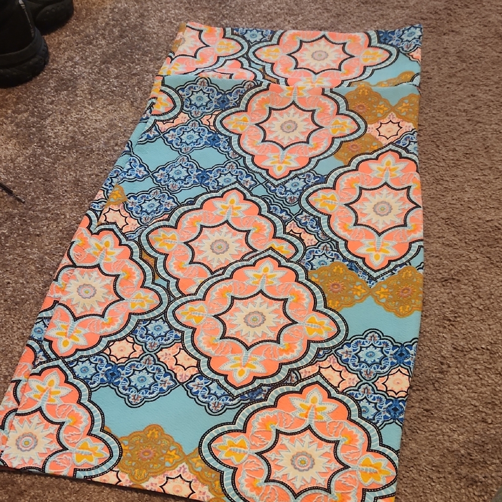 Agnes & Dora Multicolor Patterned Skirt